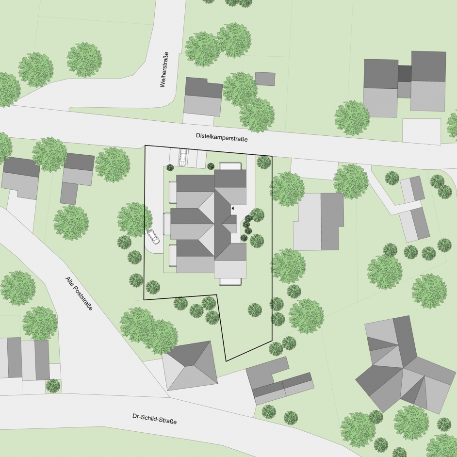 Lageplan Residenz Distelkamper Str.