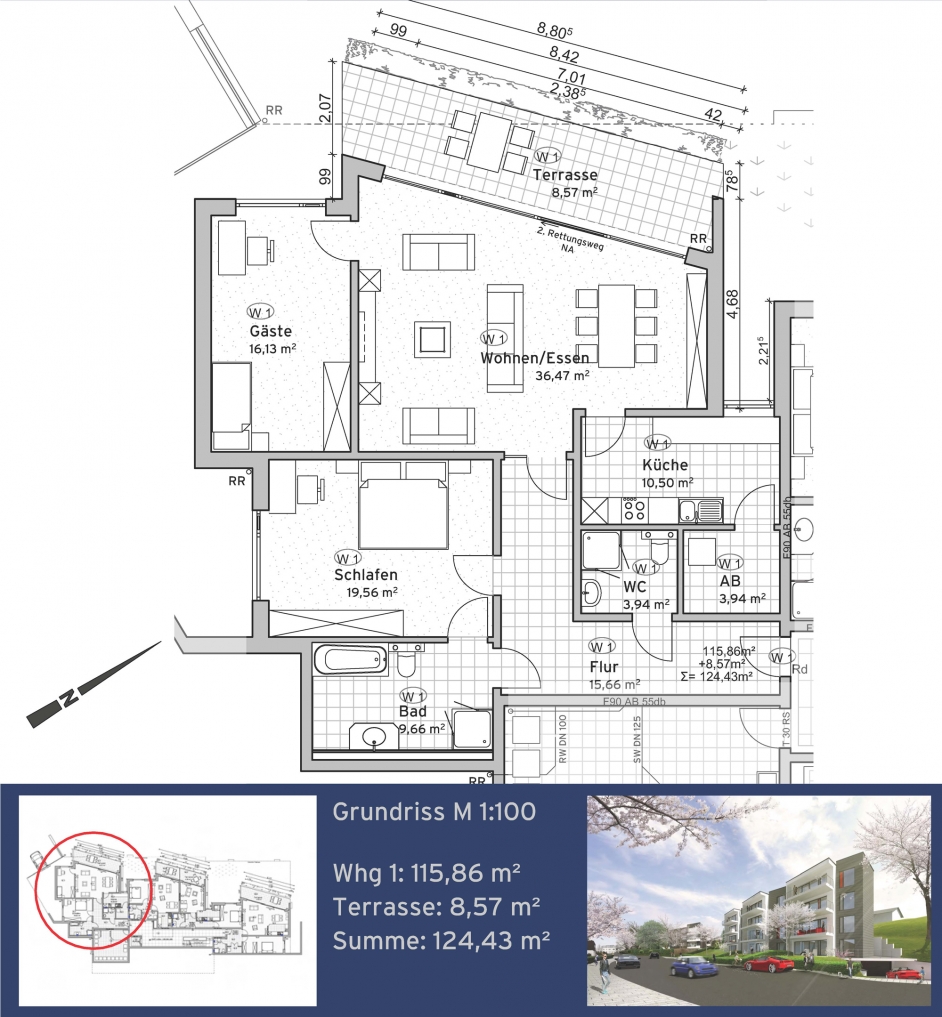 Residenz Nachtigallenweg  Wohnung 1