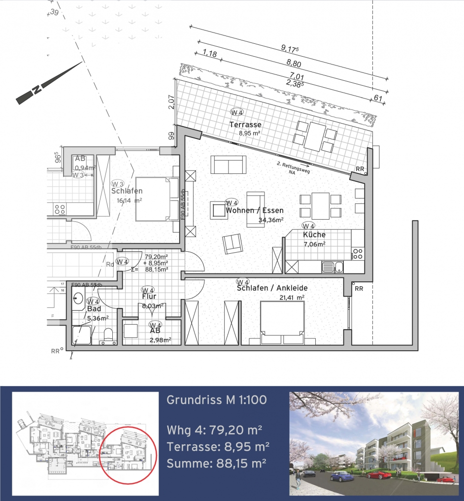 Residenz Nachtigallenweg  Wohnung 4