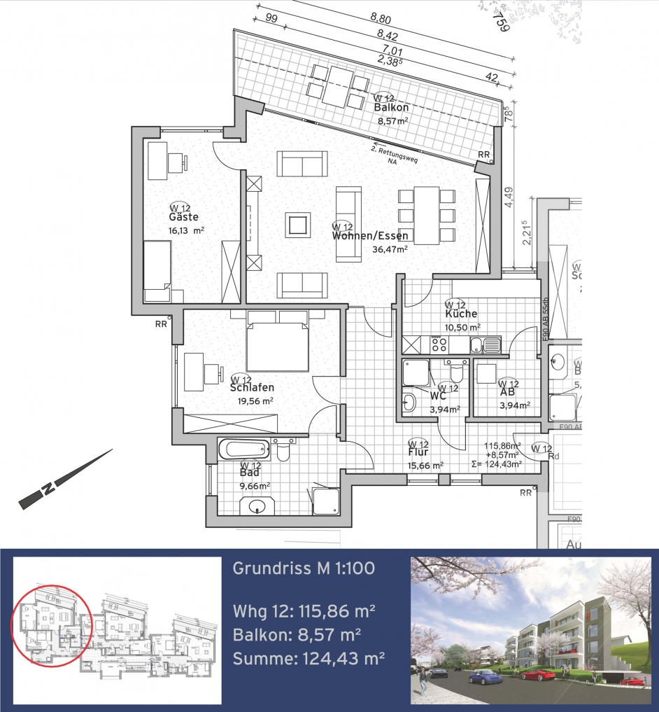 Residenz Nachtigallenweg  Wohnung 12