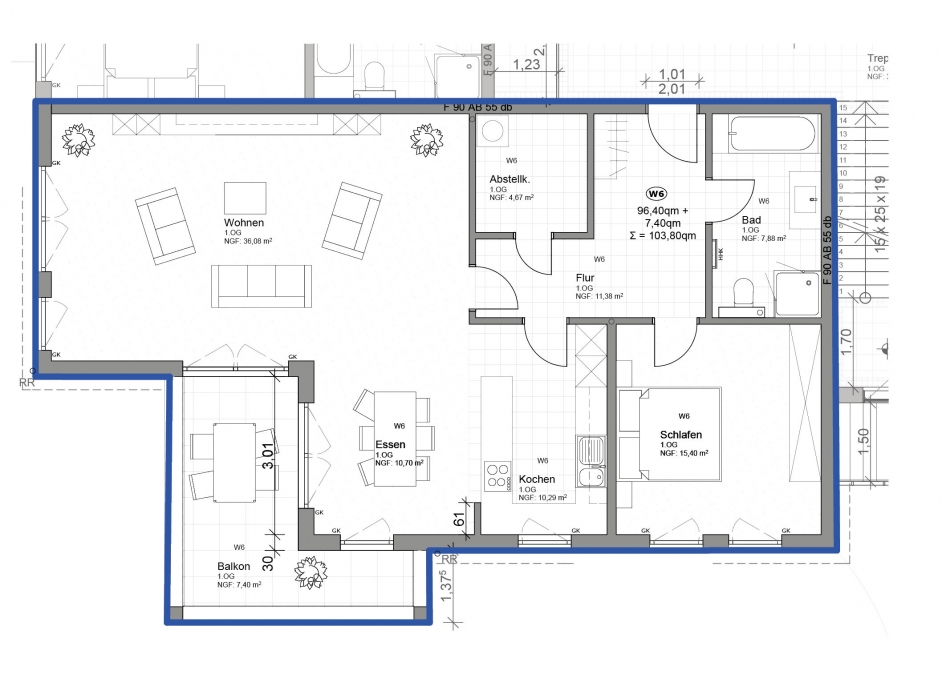 Residenz Am Park Wohnung 6 (Windeck - Dattenfeld)