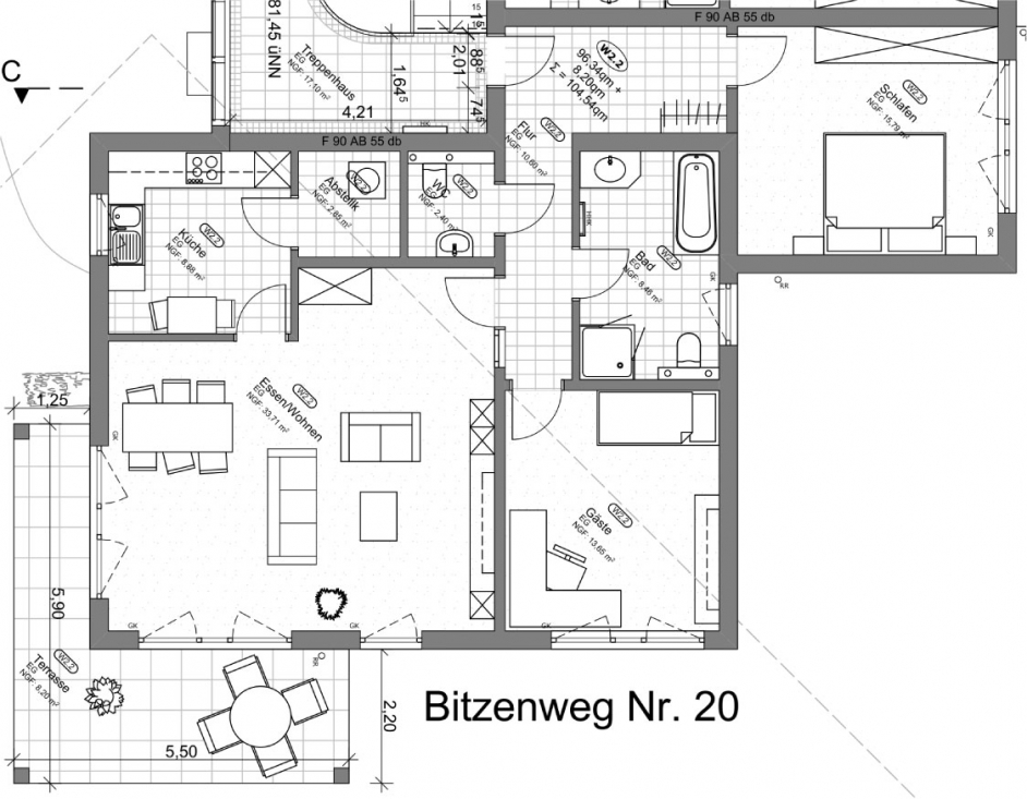 Residenz Sonnenhang II Haus2 Wohnung2 - Nümbrecht<br><br>